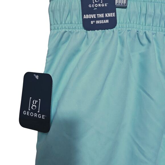 George Men's Mint Swim Trunks Size Large -NWT Beach Pool Summer - Picture 6 of 8